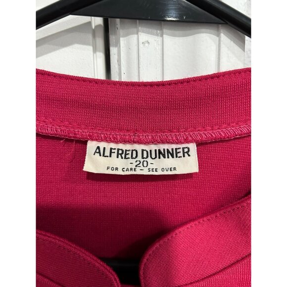 Alfred Dunner Womens Button-Front 3/4 Sleeve Jacket Size 20 Red - Picture 5 of 8